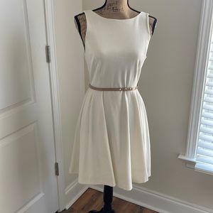 Elle cream dress, size 4, excellent condition